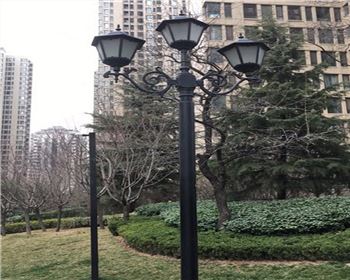 陜西太陽(yáng)能路燈案例-西安白樺林間